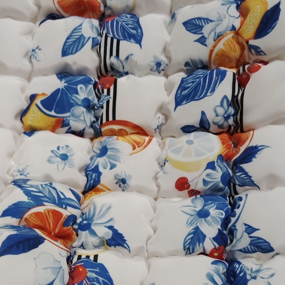 Free People Movement Printed Carryall Floral Quilted Tote Bag Tangerine Dream Fp - Picture 12 of 15